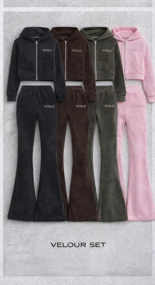 VOLO women velour set preview
